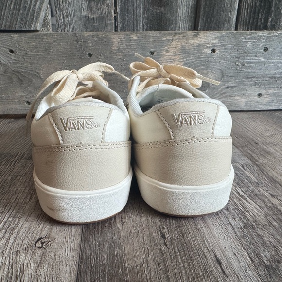 Vans Cream and White Sneakers - Picture 2 of 6
